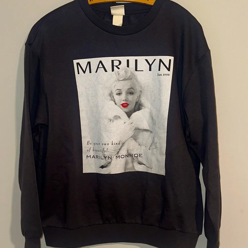 H&M Marilyn Monroe Cotton Sweatshirt